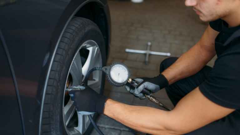 how to check tire pressure