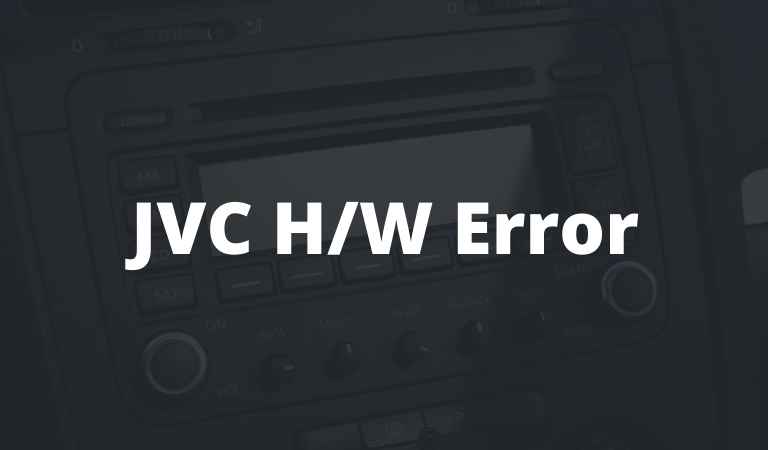 JVC HW Error