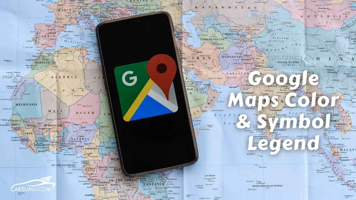 Google Maps Color & Symbol Legend