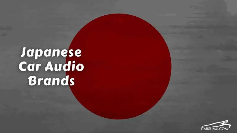 Japanese Car Audio Brands