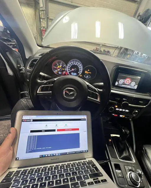 Tuning a Car With a Laptop