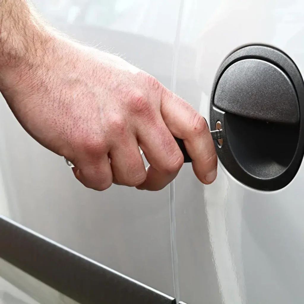 Unlocking a Car Door With a Knife