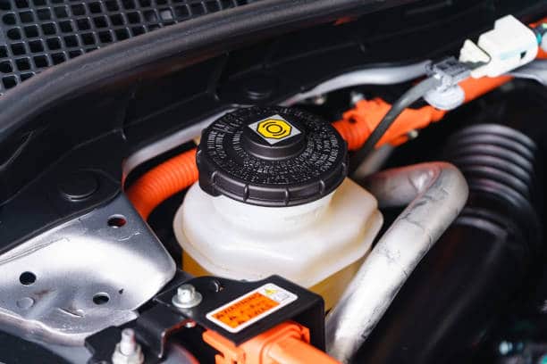 can you check brake fluid when car is hot
