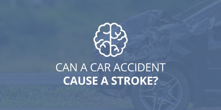 can a car accident cause a stroke
