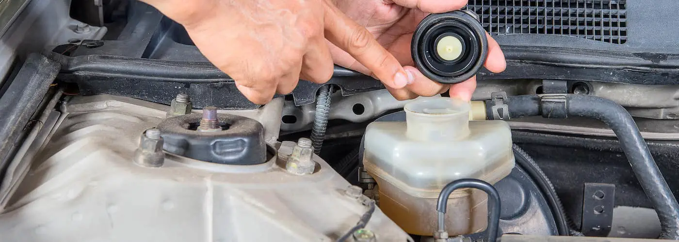 can you add brake fluid while car is hot
