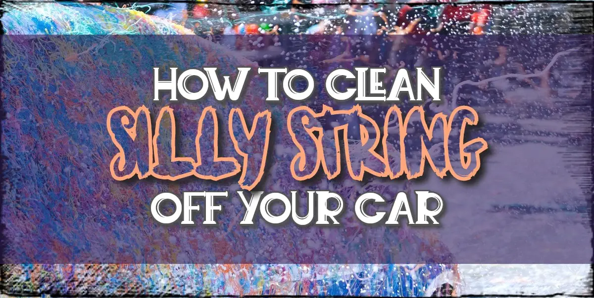 does silly string ruin car paint

